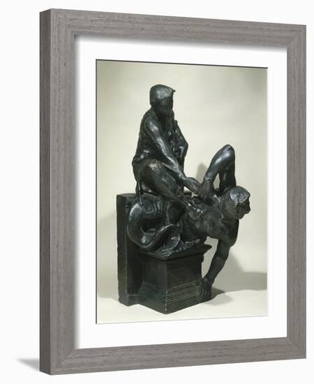 Truth and Falsehood: Study for the Wellington Monument, St Paul's-Alfred Stevens-Framed Photographic Print