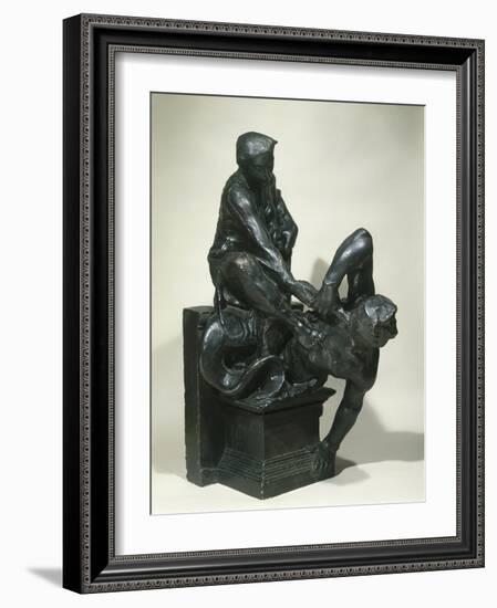 Truth and Falsehood: Study for the Wellington Monument, St Paul's-Alfred Stevens-Framed Photographic Print