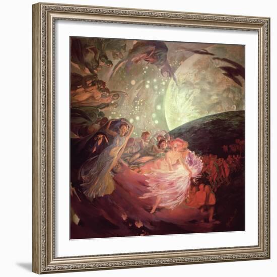 Truth, Leading the Sciences, Giving Light to Man, 1891-Albert Besnard-Framed Giclee Print