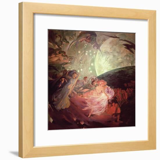 Truth, Leading the Sciences, Giving Light to Man, 1891-Albert Besnard-Framed Giclee Print