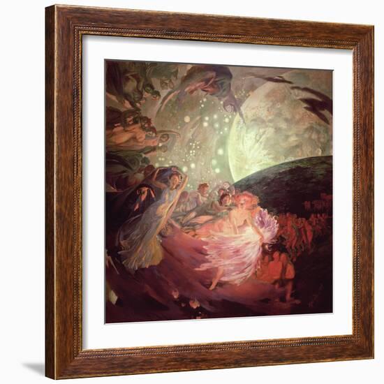 Truth, Leading the Sciences, Giving Light to Man, 1891-Albert Besnard-Framed Giclee Print