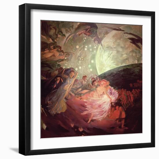 Truth, Leading the Sciences, Giving Light to Man, 1891-Albert Besnard-Framed Giclee Print