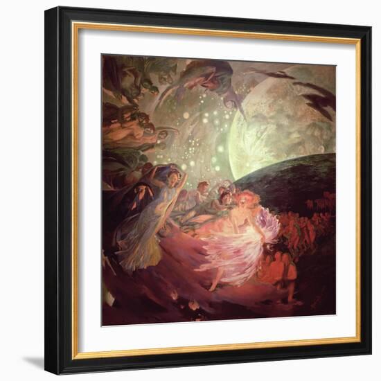 Truth, Leading the Sciences, Giving Light to Man, 1891-Albert Besnard-Framed Giclee Print