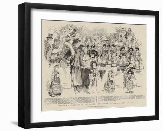 Truth's Christmas Toy Fund, the Show at the Albert Hall-null-Framed Giclee Print
