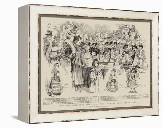 Truth's Christmas Toy Fund, the Show at the Albert Hall-null-Framed Premier Image Canvas