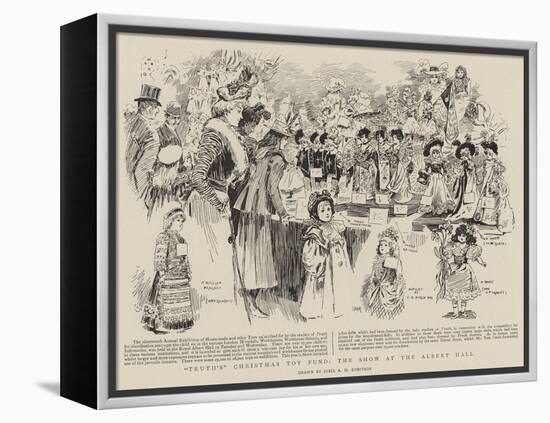 Truth's Christmas Toy Fund, the Show at the Albert Hall-null-Framed Premier Image Canvas