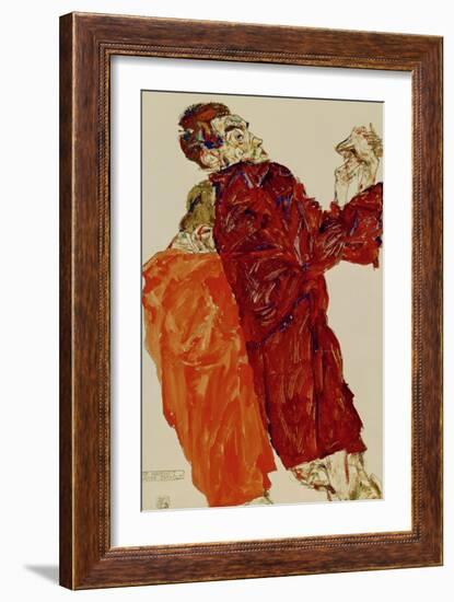 Truth Unveiled, 1913-Egon Schiele-Framed Giclee Print