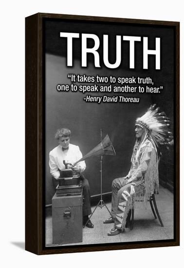 Truth-Wilbur Pierce-Framed Stretched Canvas