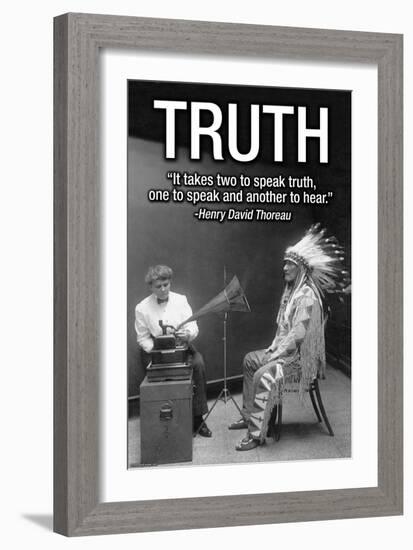 Truth-Wilbur Pierce-Framed Art Print