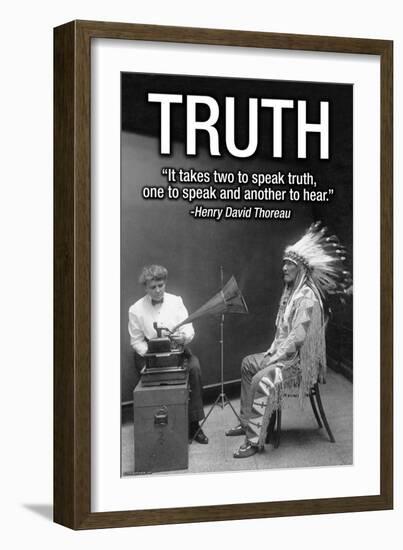 Truth-Wilbur Pierce-Framed Art Print