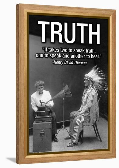 Truth-Wilbur Pierce-Framed Stretched Canvas