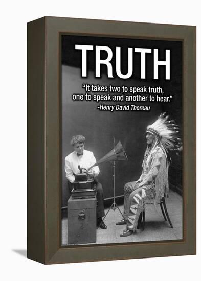 Truth-Wilbur Pierce-Framed Stretched Canvas