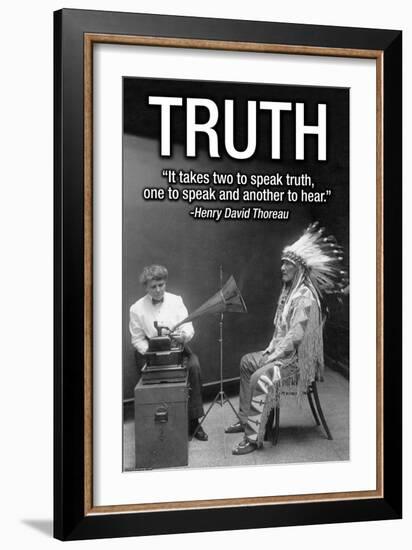 Truth-Wilbur Pierce-Framed Art Print