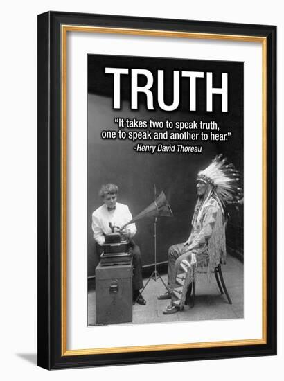 Truth-Wilbur Pierce-Framed Art Print