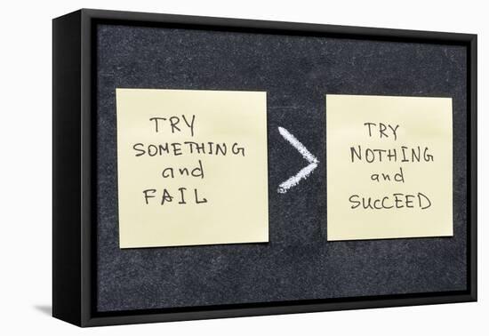 Try and Fail-Yury Zap-Framed Premier Image Canvas