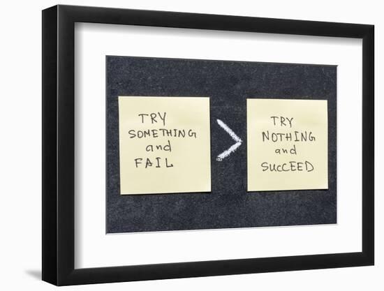 Try and Fail-Yury Zap-Framed Photographic Print