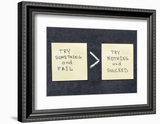 Try and Fail-Yury Zap-Framed Photographic Print