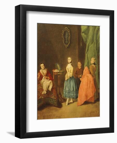 Trying on Dress-Pietro Longhi-Framed Giclee Print