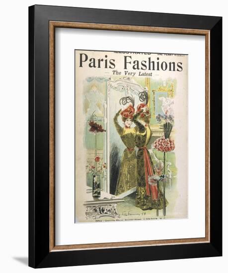 Trying on Hats in a Hat Shop-Felix Fournery-Framed Photographic Print