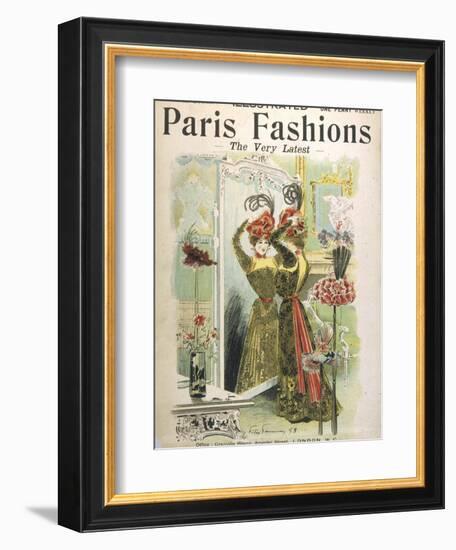 Trying on Hats in a Hat Shop-Felix Fournery-Framed Photographic Print