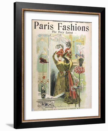 Trying on Hats in a Hat Shop-Felix Fournery-Framed Photographic Print