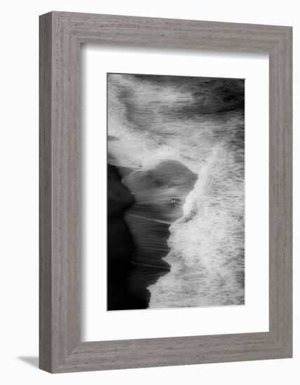 Trying to Surf-Olavo Azevedo-Framed Photographic Print