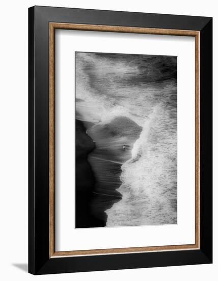 Trying to Surf-Olavo Azevedo-Framed Photographic Print