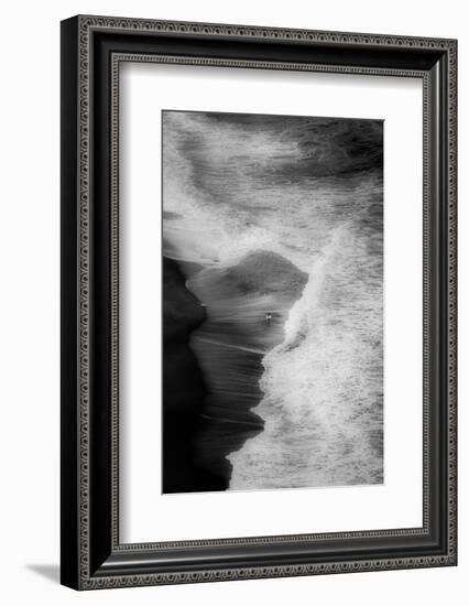 Trying to Surf-Olavo Azevedo-Framed Photographic Print