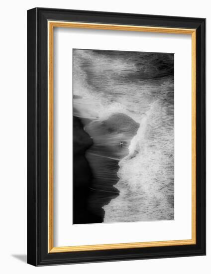 Trying to Surf-Olavo Azevedo-Framed Photographic Print