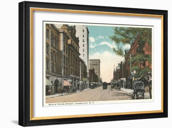 Tryon Street, Charlotte, North Carolina-null-Framed Premium Giclee Print