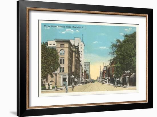 Tryon Street, Charlotte, North Carolina-null-Framed Art Print