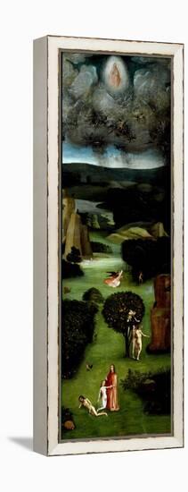 Tryptic of the Last Judgement: Left Panel Representing Adam and Eve in Paradise (The Creation of Ev-Hieronymus Bosch-Framed Premier Image Canvas