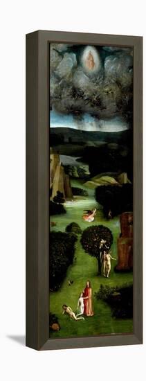 Tryptic of the Last Judgement: Left Panel Representing Adam and Eve in Paradise (The Creation of Ev-Hieronymus Bosch-Framed Premier Image Canvas