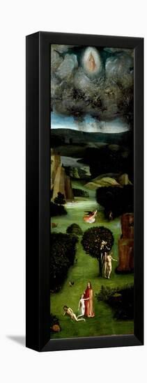 Tryptic of the Last Judgement: Left Panel Representing Adam and Eve in Paradise (The Creation of Ev-Hieronymus Bosch-Framed Premier Image Canvas