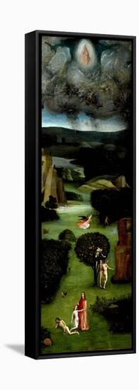 Tryptic of the Last Judgement: Left Panel Representing Adam and Eve in Paradise (The Creation of Ev-Hieronymus Bosch-Framed Premier Image Canvas