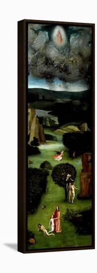 Tryptic of the Last Judgement: Left Panel Representing Adam and Eve in Paradise (The Creation of Ev-Hieronymus Bosch-Framed Premier Image Canvas