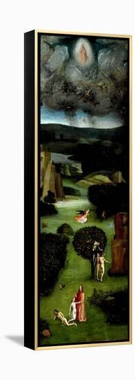 Tryptic of the Last Judgement: Left Panel Representing Adam and Eve in Paradise (The Creation of Ev-Hieronymus Bosch-Framed Premier Image Canvas