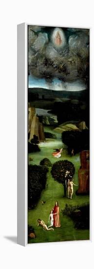 Tryptic of the Last Judgement: Left Panel Representing Adam and Eve in Paradise (The Creation of Ev-Hieronymus Bosch-Framed Premier Image Canvas