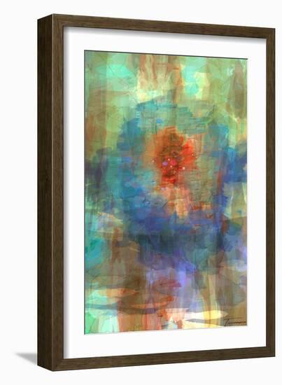 Tryptic Visions Center-Michael Tienhaara-Framed Art Print