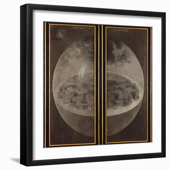 Tryptich of "The Garden of Earthly Delights" - the Creation of the World-Giusto De' Menabuoi-Framed Giclee Print