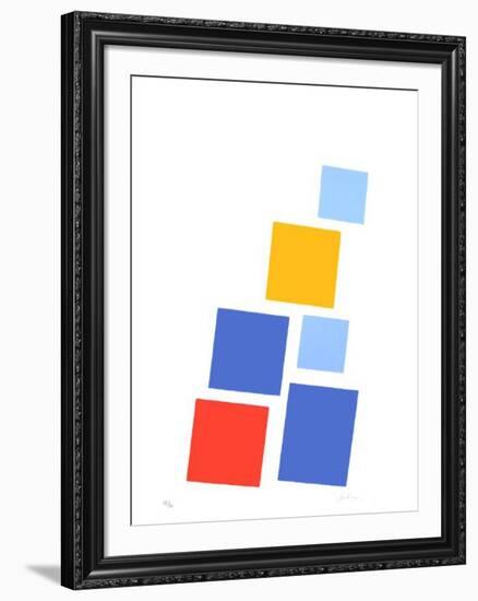 Tryptique II-Albert Chubac-Framed Limited Edition