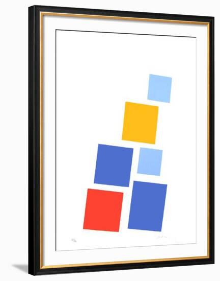 Tryptique II-Albert Chubac-Framed Limited Edition