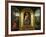 Tryptych: Enthroned Madonna and Child, St Catherine of Alexandria and St Barbara-null-Framed Giclee Print