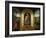 Tryptych: Enthroned Madonna and Child, St Catherine of Alexandria and St Barbara-null-Framed Giclee Print