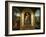 Tryptych: Enthroned Madonna and Child, St Catherine of Alexandria and St Barbara-null-Framed Giclee Print