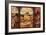 Tryptych of Hay, (Full open view)-Hieronymus Bosch-Framed Art Print