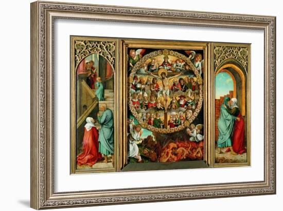 Tryptych of the Rosary-Giacomo Ceruti-Framed Giclee Print