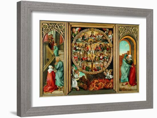 Tryptych of the Rosary-Giacomo Ceruti-Framed Giclee Print