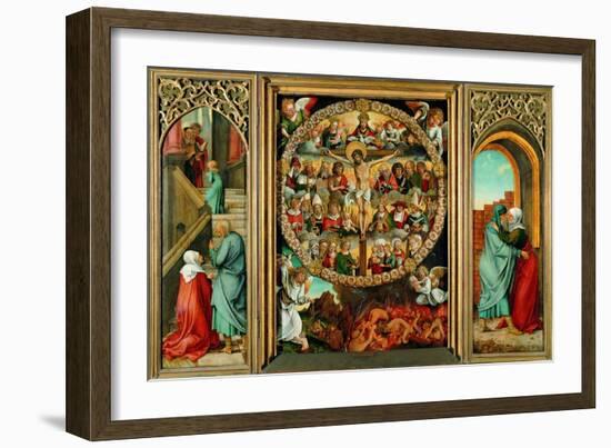 Tryptych of the Rosary-Giacomo Ceruti-Framed Giclee Print