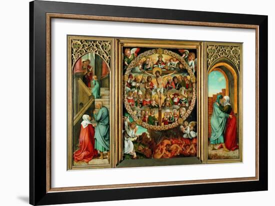 Tryptych of the Rosary-Giacomo Ceruti-Framed Giclee Print